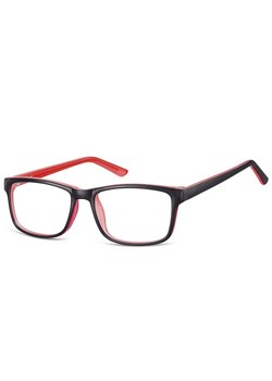 Okulary Zerówki klasyczne oprawki Sunoptic CP155C czarno-rozowe ze sklepu Stylion w kategorii Okulary korekcyjne męskie - zdjęcie 185967036