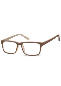 Okulary Zerówki oprawki Sunoptic CP157G brązowo-kremowe ze sklepu Stylion w kategorii Okulary przeciwsłoneczne męskie - zdjęcie 185967047