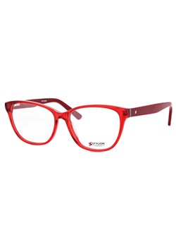 Damskie Okulary zerówki korekcyjne oprawki kocie oczy STAC-60D bordowe ze sklepu Stylion w kategorii Oprawki do okularów damskie - zdjęcie 185967105