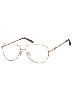 Zlote Okulary oprawki Pilotki metalowe korekcyjne 699B - id: 1650 - marki Sunoptic - 185967106 Zlote Okulary oprawki Pilotki metalowe korekcyjne 699B ze sklepu Stylion w kategorii Okulary przeciwsłoneczne damskie - zdjęcie 185967106