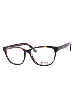 Damskie Okulary zerówki korekcyjne oprawki kocie oczy STAC-60F w panterkę ze sklepu Stylion w kategorii Oprawki do okularów damskie - zdjęcie 185967116