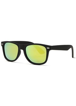 Czarne matowe nerdy lustrzane polaryzacja DRS-62C7 ze sklepu Stylion w kategorii Okulary przeciwsłoneczne damskie - zdjęcie 185967219
