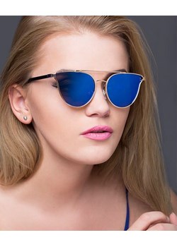 Damskie okulary przeciwsłoneczne Glam Rock Kocie oczy lustrzanki 1475 ze sklepu Stylion w kategorii Okulary przeciwsłoneczne damskie - zdjęcie 185967225