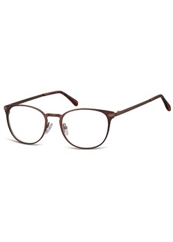 Okulary Oprawki damskie kocie oczy stalowe Sunoptic 992D brazowe ze sklepu Stylion w kategorii Okulary przeciwsłoneczne męskie - zdjęcie 185967328