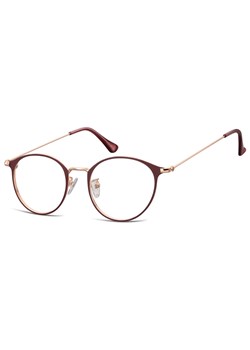Okulary zerówki oprawki korekcyjne lenonki owalne 923 bordowo - złote - id: 226 - marki Sunoptic - 185967368 Okulary zerówki oprawki korekcyjne lenonki owalne 923 bordowo - złote ze sklepu Stylion w kategorii Okulary korekcyjne męskie - zdjęcie 185967368