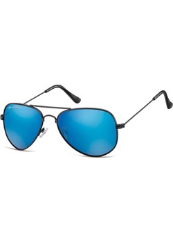 Czarno niebieskie Pilotki okulary lustrzane aviator MS94F - id: 2301 - marki Montana - 185967395 Czarno niebieskie Pilotki okulary lustrzane aviator MS94F ze sklepu Stylion w kategorii Okulary przeciwsłoneczne damskie - zdjęcie 185967395