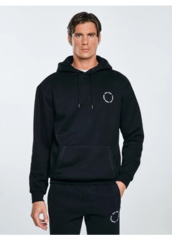 Bluza męska z kapturem czarna Ajrojer 906 ze sklepu Big Star w kategorii Bluzy męskie - zdjęcie 185967649