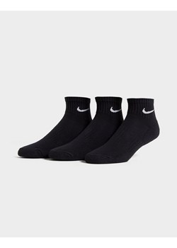 NIKE 3 PACK CUSHIONED QUARTER SOCKS ze sklepu JD Sports  w kategorii Skarpetki damskie - zdjęcie 185974057