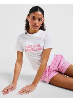 JUICY COUTURE T-SHIRT HOT GIRL T WHT/PNK ze sklepu JD Sports  w kategorii Bluzki damskie - zdjęcie 185979567