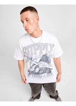 SUPPLY&amp;DEMAND T-SHIRT OCEAN TEE WHT-WHT ze sklepu JD Sports  w kategorii T-shirty męskie - zdjęcie 185982877