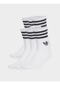 ADIDAS SKARPETY 3 STRIPES CREW SOCKS 6 PAIRS ze sklepu JD Sports  w kategorii Skarpetki damskie - zdjęcie 185985575
