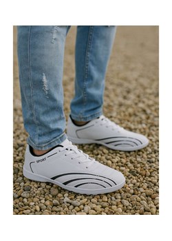 Białe trampki halówki męskie /E2-2 18151 T381/ ze sklepu Pantofelek24.pl w kategorii Trampki męskie - zdjęcie 185986965