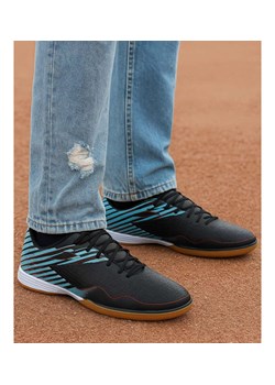 Czarno granatowe sznurowane trampki halówki męskie /E10-1 18135 T583/ ze sklepu Pantofelek24.pl w kategorii Trampki męskie - zdjęcie 185987116