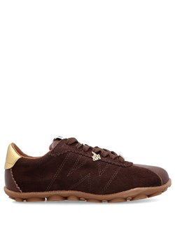 Hiszpańskie sneakersy premium - WONDERS AP-2103 BRĄZOWE ze sklepu Tymoteo.pl - sklep obuwniczy w kategorii Buty sportowe damskie - zdjęcie 185987495