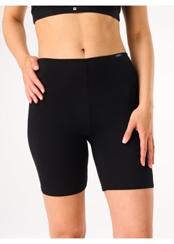 Wygodne długie szorty HOT TOUCH - S czarny melanż - id: 8514554528083 - marki Key - 185987859 Wygodne długie szorty HOT TOUCH - S czarny melanż ze sklepu PH KEY Sp. z o.o.  w kategorii Bielizna wyszczuplająca - zdjęcie 185987859