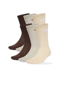 Skarpetki unisex adidas Originals Trefoil Cushion Crew Socks 6 Pairs IX5274 - multikolor ze sklepu streetstyle24.pl w kategorii Skarpetki męskie - zdjęcie 185994466