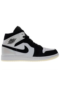 Buty męskie Air Jordan 1 Mid SE DH6933-100 - biało-czarne ze sklepu streetstyle24.pl w kategorii Buty sportowe męskie - zdjęcie 185994535