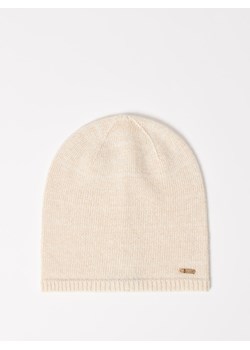 Mohito - Czapka beanie z domieszką kaszmiru - kremowy ze sklepu Mohito w kategorii Czapki zimowe damskie - zdjęcie 185996215