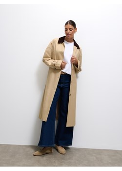 Mohito - Jeansy wide leg petite - granatowy ze sklepu Mohito w kategorii Jeansy damskie - zdjęcie 185996729
