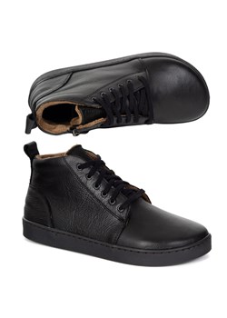 Buty damskie zimowe barefoot skórzane Z-B04 czarne ze sklepu butyolivier w kategorii Botki - zdjęcie 185997348