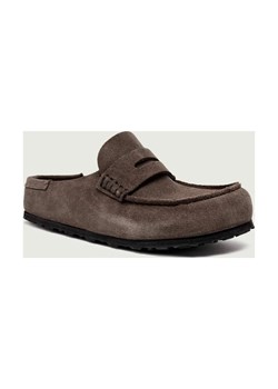Birkenstock Skórzane mule Naples Wrapped ze sklepu Gomez Fashion Store w kategorii Kapcie damskie - zdjęcie 185997405