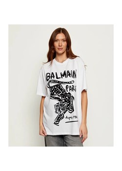 Balmain T-shirt | Oversize fit ze sklepu Gomez Fashion Store w kategorii Bluzki damskie - zdjęcie 185997599