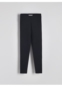 Reserved - Legginsy z wiskozą - czarny - id: 4084T-99X - marki Reserved - 186000467 Reserved - Legginsy z wiskozą - czarny ze sklepu Reserved w kategorii Spodnie damskie - zdjęcie 186000467