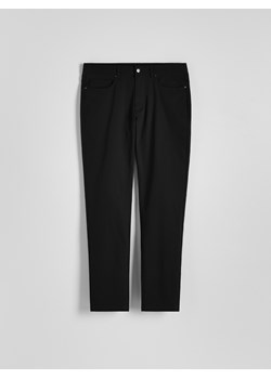 Reserved - Spodnie slim fit z lyocellem - czarny ze sklepu Reserved w kategorii Spodnie męskie - zdjęcie 186001187