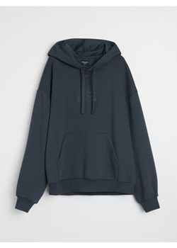 Sinsay - Bluza hoodie basic - niebieski ze sklepu Sinsay w kategorii Bluzy męskie - zdjęcie 186004216