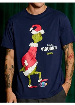 Sinsay - Koszulka Grinch - granatowy ze sklepu Sinsay w kategorii T-shirty męskie - zdjęcie 186004248