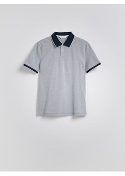 Reserved - Koszulka polo regular - jasnoniebieski ze sklepu Reserved w kategorii T-shirty męskie - zdjęcie 186007455