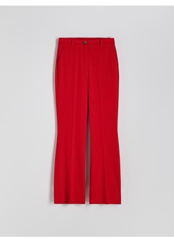 Reserved - Spodnie flare - czerwony ze sklepu Reserved w kategorii Spodnie damskie - zdjęcie 186011755