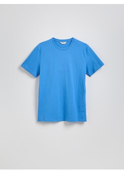 Reserved - Bawełniany t-shirt regular - jasnoniebieski ze sklepu Reserved w kategorii T-shirty męskie - zdjęcie 186012017