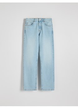 Reserved - Jeansy straight ze średnim stanem - niebieski - id: YS041-50J - marki Reserved - 186013487 Reserved - Jeansy straight ze średnim stanem - niebieski ze sklepu Reserved w kategorii Jeansy damskie - zdjęcie 186013487