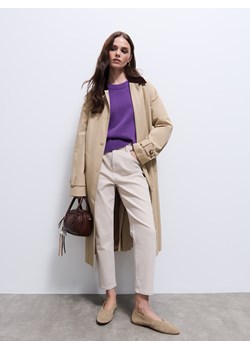 Mohito - Fioletowy sweter basic - fioletowy ze sklepu Mohito w kategorii Swetry damskie - zdjęcie 186013979