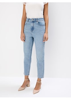 Mohito - Jeansy mom slim PETITE - niebieski ze sklepu Mohito w kategorii Jeansy damskie - zdjęcie 186014006