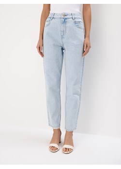 Mohito - Jeansy mom slim push up - niebieski ze sklepu Mohito w kategorii Jeansy damskie - zdjęcie 186014037