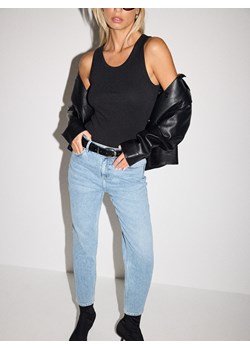 Mohito - Jeansy mom slim petite - niebieski ze sklepu Mohito w kategorii Jeansy damskie - zdjęcie 186014147