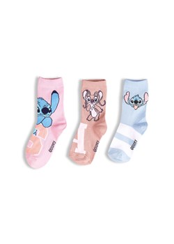 GATE Zestaw 3 par skarpetek Lilo i Stitch 23/26 ze sklepu gateshop w kategorii Skarpetki dziecięce - zdjęcie 186014646