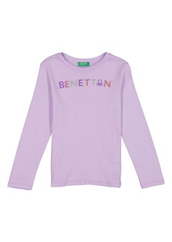 Benetton Koszulka w kolorze fioletowym ze sklepu Limango Polska w kategorii Bluzki dziewczęce - zdjęcie 186015608