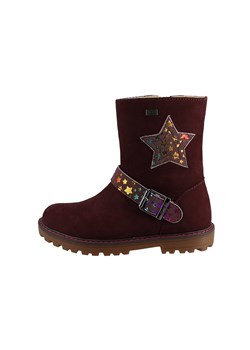 Lurchi Skórzane botki "Ella" w kolorze czerwonym ze sklepu Limango Polska w kategorii Buty zimowe dziecięce - zdjęcie 186015988