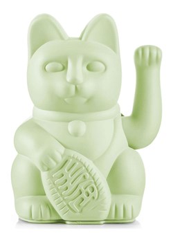 Donkey Figurka dekoracyjna &quot;Lucky Cat&quot; w kolorze jasnozielonym - 10,5 x 15 x 8,5 cm ze sklepu Limango Polska w kategorii Dekoracje - zdjęcie 186016009