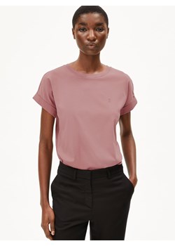 ARMEDANGELS Koszulka damska - Idaara Kobiety Bawełna brudny róż jednolity ze sklepu vangraaf w kategorii Bluzki damskie - zdjęcie 186016425