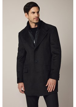 Płaszcz Brązowy z Kratę z Wełną Ebikon ze sklepu Lancerto S.A. w kategorii Płaszcze męskie - zdjęcie 186016895