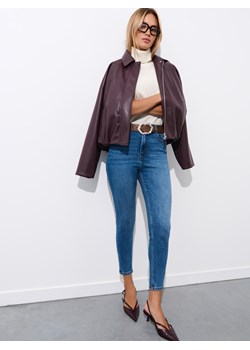 Mohito - Jeansy skinny PETITE - niebieski ze sklepu Mohito w kategorii Jeansy damskie - zdjęcie 186017316