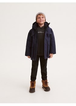 Reserved - Kurtka parka z kapturem - granatowy ze sklepu Reserved w kategorii Kurtki chłopięce - zdjęcie 186023857