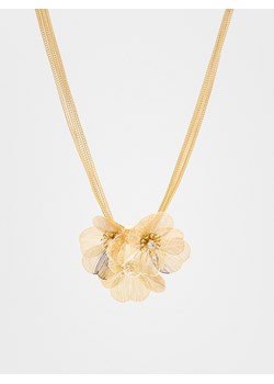 Reserved - Naszyjnik z kwiatową zawieszką - złoty - id: 886CO-GLD - marki Reserved - 186026759 Reserved - Naszyjnik z kwiatową zawieszką - złoty ze sklepu Reserved w kategorii Naszyjniki - zdjęcie 186026759