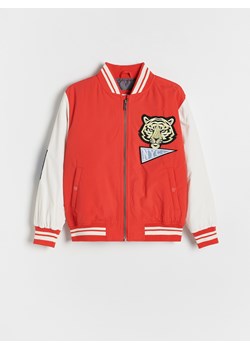 Reserved - Kurtka bomber oversize - czerwony ze sklepu Reserved w kategorii Kurtki chłopięce - zdjęcie 186026917