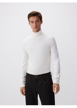 Reserved - Golf z wiskozą - złamana biel ze sklepu Reserved w kategorii Swetry męskie - zdjęcie 186027627