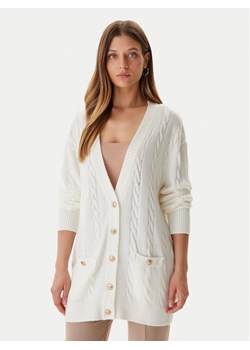 Guess Kardigan W5BR37 Z1192 Écru Relaxed Fit ze sklepu MODIVO w kategorii Swetry damskie - zdjęcie 186028495